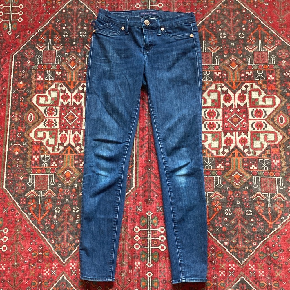 Rock & Republic Women's Blue denim Skinny Jeans stretch